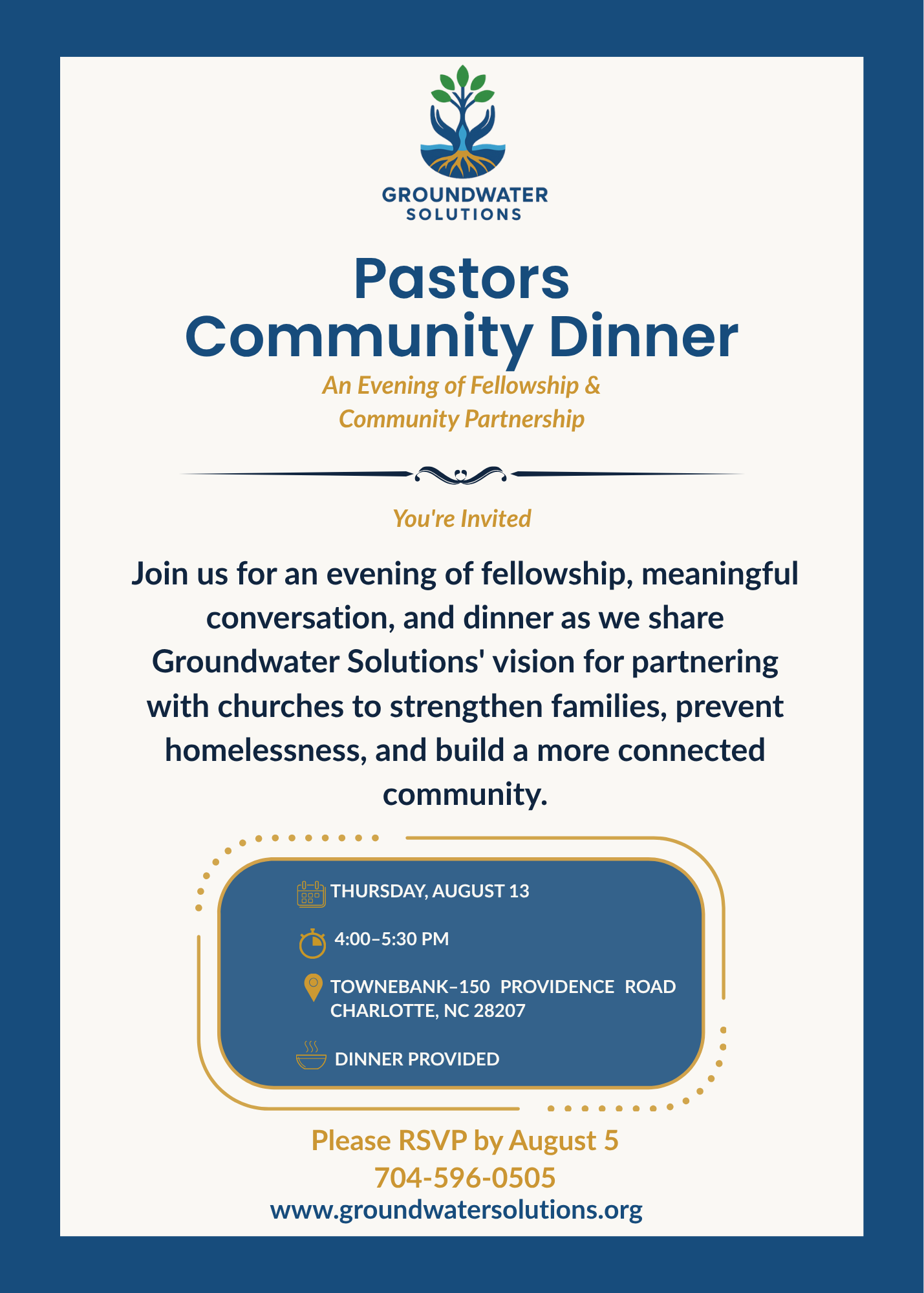 Pastors Community Dinner
